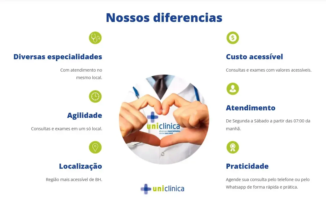 Uniclínica BH: sua clínica completa em Venda Nova, Belo Horizonte